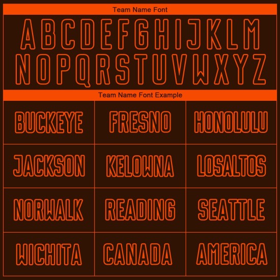 Maglia da calcio personalizzata marrone arancione con stampa a sublimazione